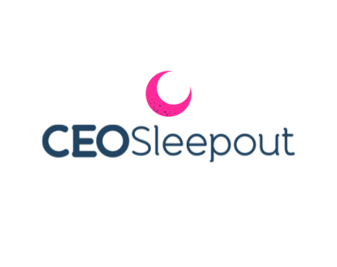 Logo of CEO Sleepout showing a moon